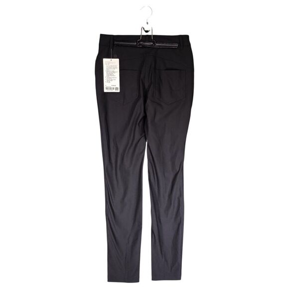 Lululemon Pants 6 Womens Black City Sleek 5 Pocket Ankle Walking Polyester Slim - Picture 2 of 7